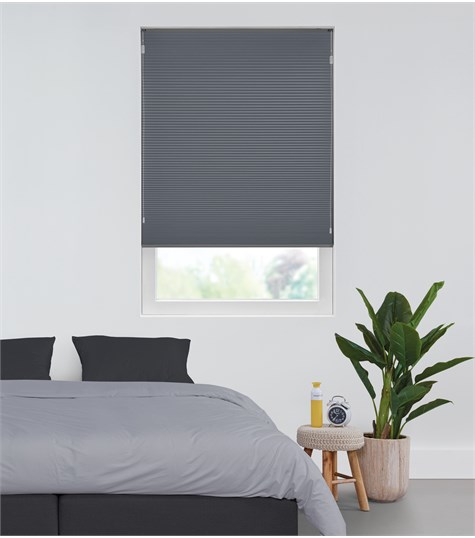Blauw Plisségordijn Top Down Op Maat (Blue B6310 B6310)