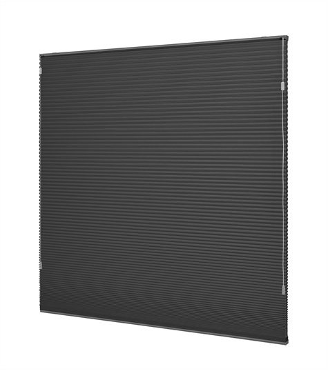 Zwart Plisségordijn Top Down