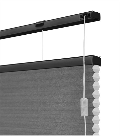 Plisségordijn Top Down Bottom Up (Black B5314 B5314)