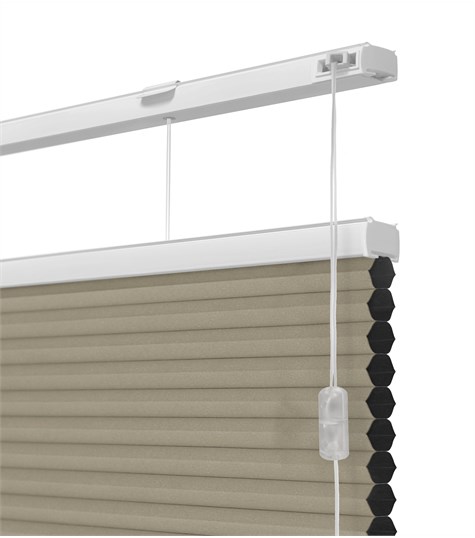 Plisségordijn Top Down Bottom Up (Stone Grey B6304 B6304)