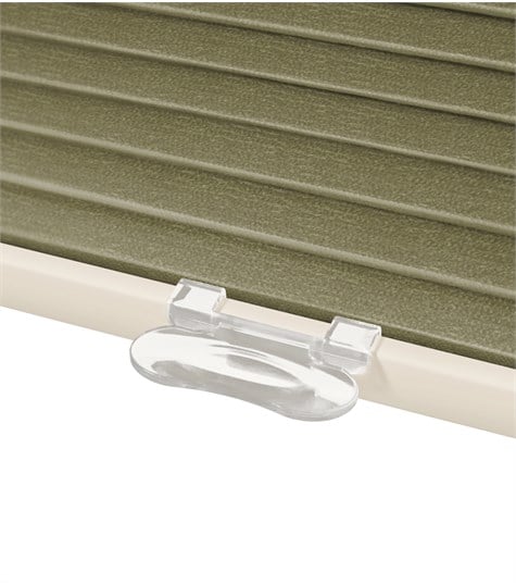 Groen Plisségordijn Pure Safe Top Down (Fog Green C4601)