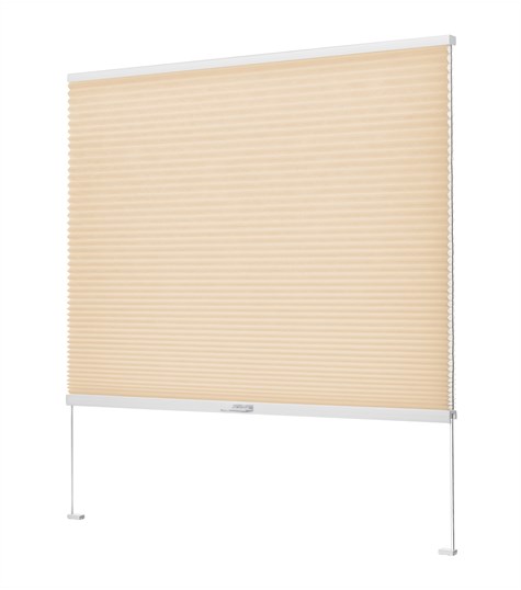 Beige Plisségordijn Dakraam 