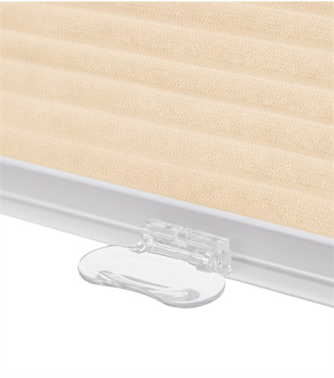 Beige Plisségordijn Dakraam (Mascarpone C6501)