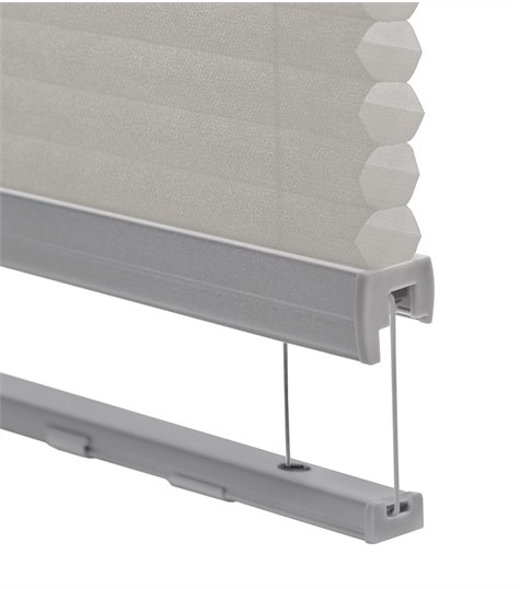 Grijs Plisségordijn One Tone Lichtkoepel (Gray Violet C2101T)