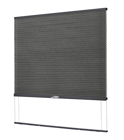 Plisségordijn One Tone Lichtkoepel (Jet Black One Tone C2201T)