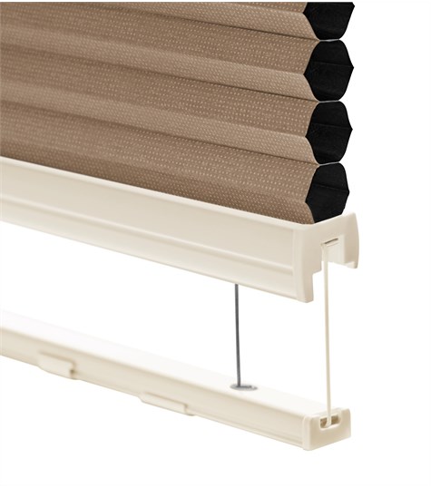 Bruin Plisségordijn Lichtkoepel (Warm Sand C4401)
