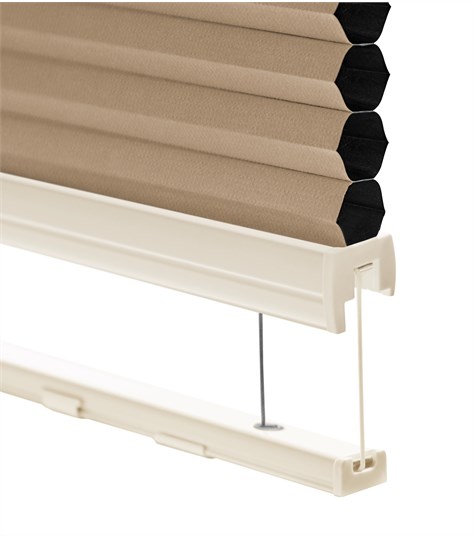 Beige Plisségordijn Lichtkoepel (Chai C4408)