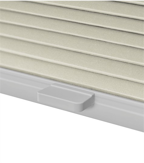 Grijs Plisségordijn Draai-kiepraam (Light Grey B6311 B6311)