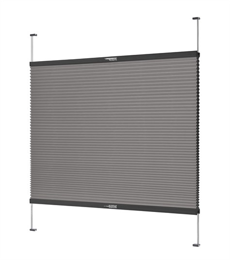 Plisségordijn One Tone Draai-kiepraam (Steel Gray One Tone C4101T)