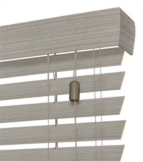 Houtlook Jaloezie 50mm (Licht Grijs 6958 6958)