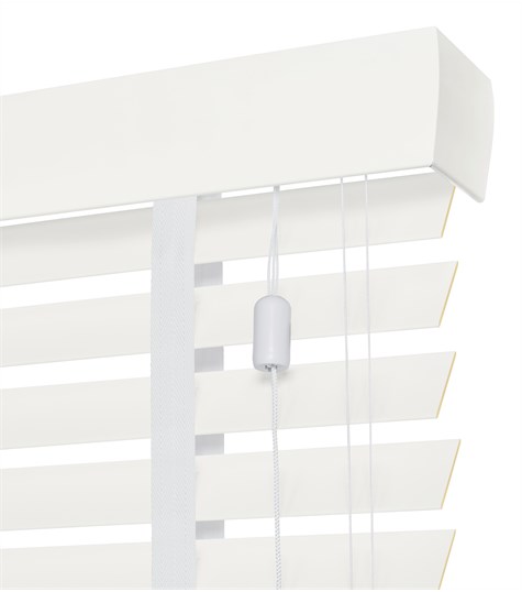 Houtlook Jaloezie Ladderband 50mm (Wit 6017)