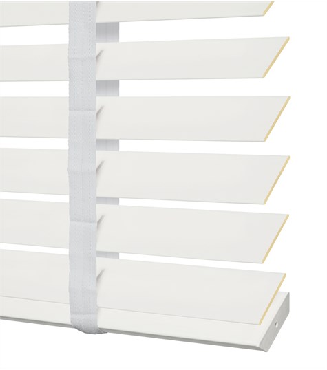 Witte PVC Jaloezie Ladderband 50mm (Wit 6017)