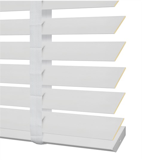 Witte PVC Jaloezie Ladderband 50mm (Off White 6019)