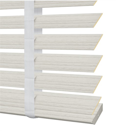 Witte PVC Jaloezie Ladderband 50mm (White Wash 6957)