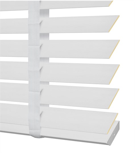 Witte PVC Jaloezie Deco Ladderband 50mm (Wit 6017)