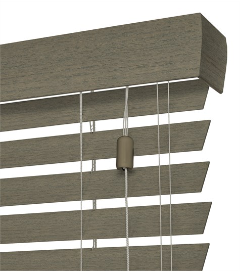 Houten Jaloezie Harmony 50mm (Verweerd Grijs ND1114 ND1114)