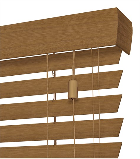 Houten Jaloezie Harmony 50mm (Donker Eiken ND227)