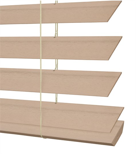 Beige Houten Jaloezie Harmony 63mm (Naturel ND110)