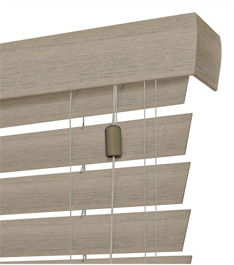Houten Jaloezie Harmony 63mm (Zijde Grijs ND1109 ND1109)