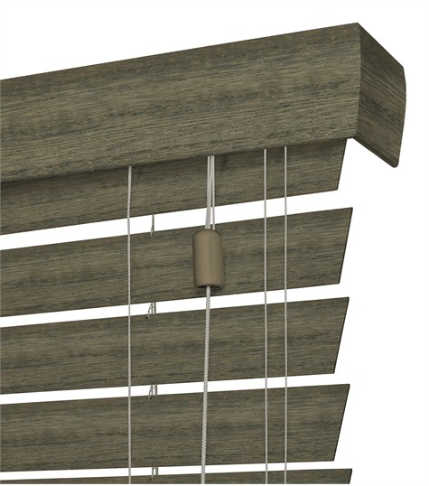 Houten Jaloezie Harmony 63mm (Graniet Grijs ND1111 ND1111)