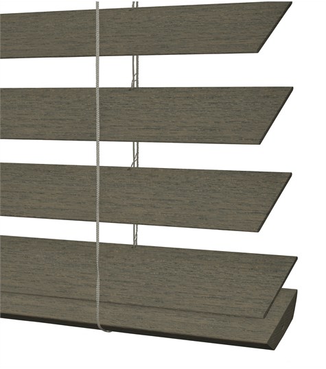 Grijze Houten Jaloezie Harmony 63mm (Verweerd Grijs ND1114 ND1114)