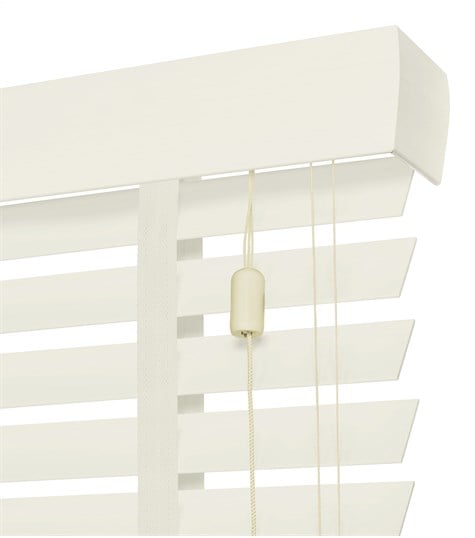 Houten Jaloezie Harmony Ladderband 50mm (Creme Wit ND006)