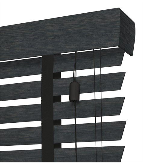 Houten Jaloezie Harmony Ladderband 50mm (Zwart ND1203 ND1203)