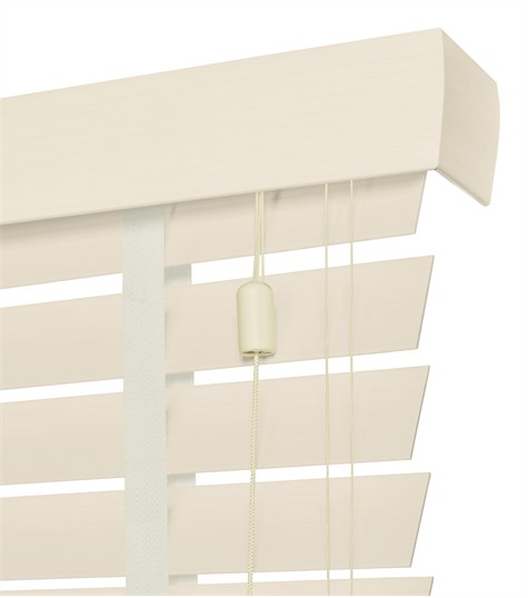 Houten Jaloezie Harmony Ladderband 63mm (Creme ND012)