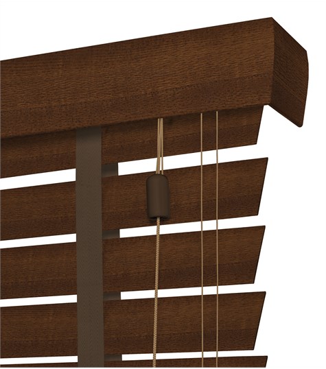 Houten Jaloezie Harmony Ladderband 63mm (Oud Eiken ND230)