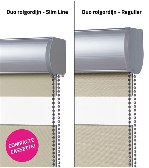 Beige Duo Rolgordijn Op Maat