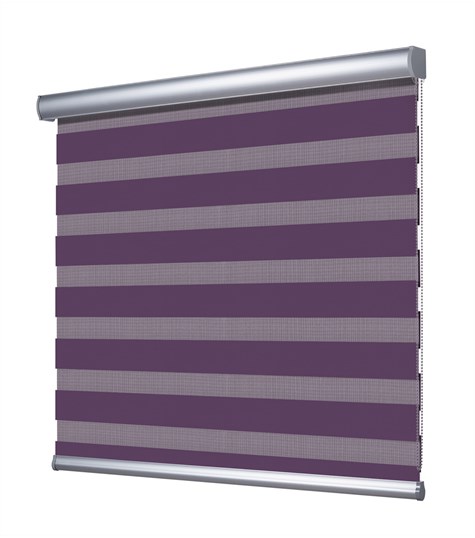 Duo Rolgordijn Semi-transparant (Purple VL-DT5464)