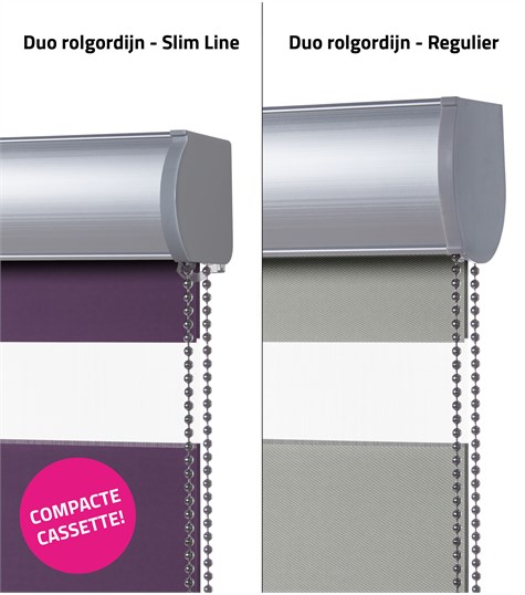 Paars Duo Rolgordijn Op Maat
