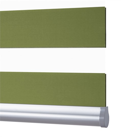 Groen Duo Rolgordijn Semi-transparant (Green VL-DT6464)