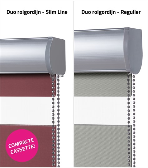 Roze Duo Rolgordijn Op Maat