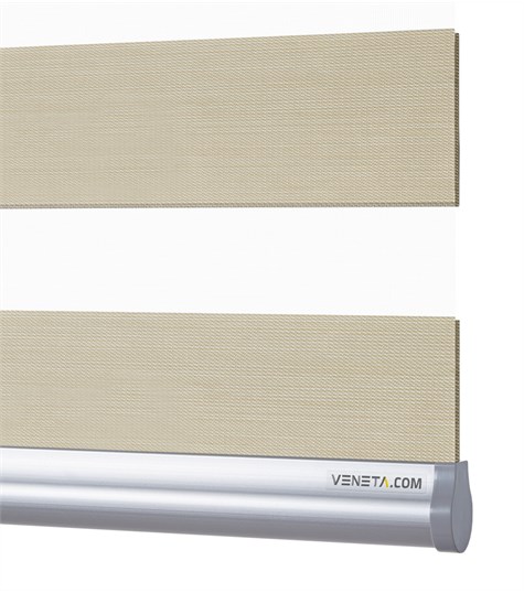 Beige Duo Rolgordijn Verduisterend (Champagne VL-BFQ31N)