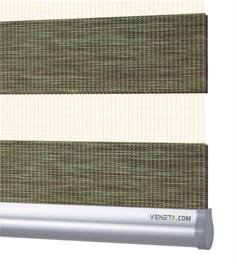 Groen Duo Rolgordijn Semi-transparant (Groen SN-N68P)