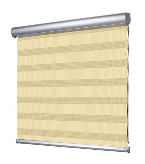 Duo Rolgordijn Semi-transparant (Creme NN25)