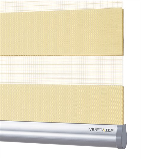 Beige Duo Rolgordijn Semi-transparant (Creme NN25)