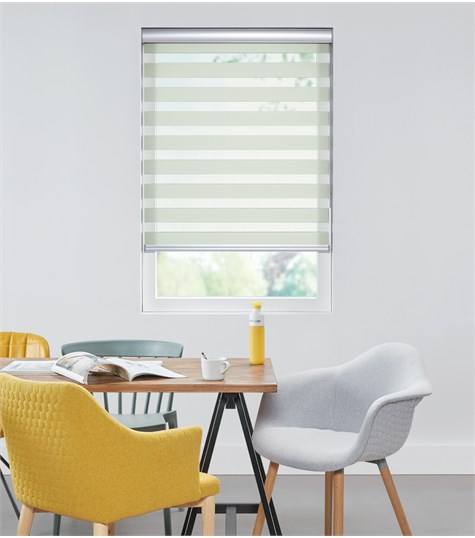 Groen Duo Rolgordijn Semi-transparant Op Maat (Mint Groen NN62)