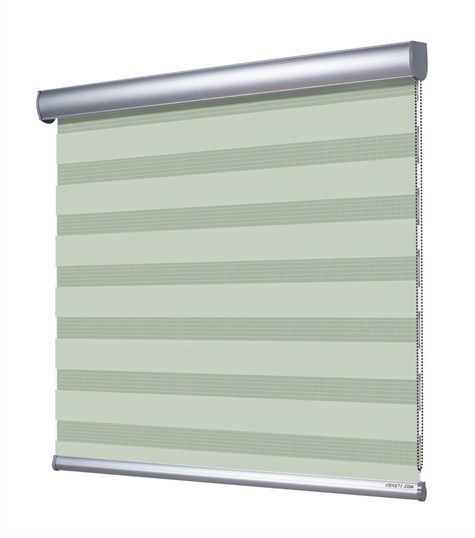 Duo Rolgordijn Semi-transparant (Mint Groen NN62)