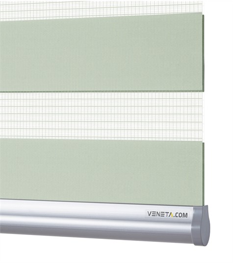 Groen Duo Rolgordijn Semi-transparant (Mint Groen NN62)