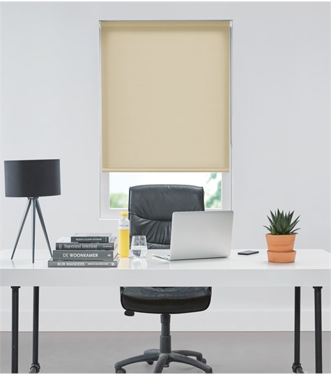 Beige Rolgordijn Semi-transparant Op Maat (Nomad AST1034 1034)