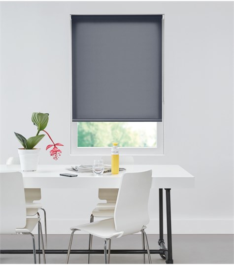 Blauw Rolgordijn Semi-transparant Op Maat (Indigo AST1050 1050)
