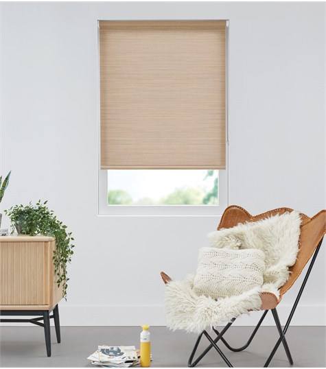 Beige Rolgordijn Semi-transparant Op Maat (Nature Beige 5414)