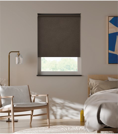 Bruin Rolgordijn Verduisterend Op Maat (Velvet Taupe C5939 5939