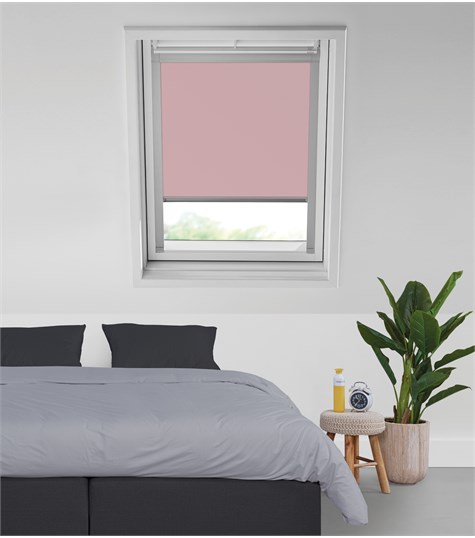 Roze Dakraam Rolgordijn voor VELUX® Op Maat (Licht Roze 917149-0135-200)