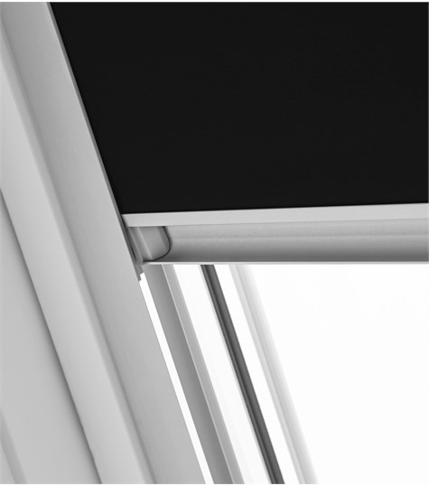 Zwart Dakraam Rolgordijn Voor Velux Verduisterend Op Maat Zwart 2228 228 Van Rtl4 Veneta Com