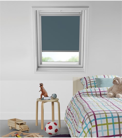 Blauw Dakraam Rolgordijn voor VELUX® Op Maat (Blauw 917149-0231)