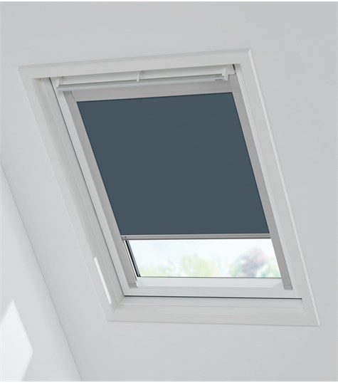 Blauw Dakraam Rolgordijn voor VELUX®