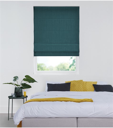 Blauw Vouwgordijn Op Maat (Shimmer Matt Petrol 221500M 00M)